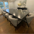 10 - Foot Canadian Maple Slate Grey Table - Whatadeal Furniture