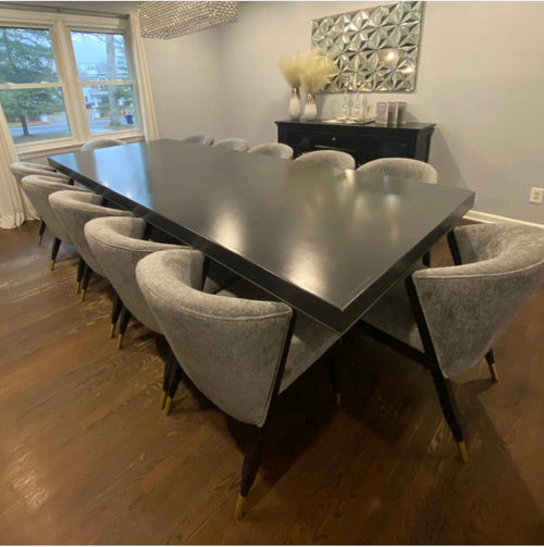 10 - Foot Canadian Maple Slate Grey Table - Whatadeal Furniture