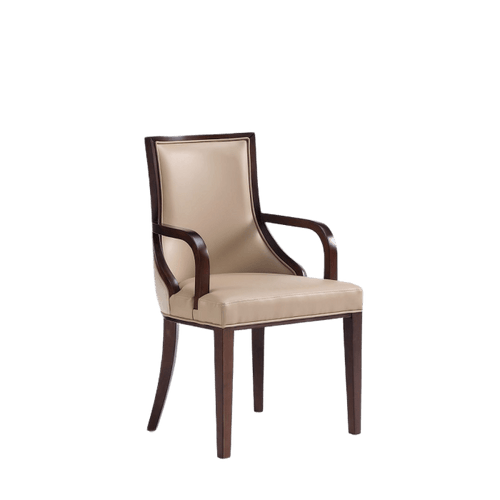 100 Grand wood vegan Leather Arm Chair - Whatadeal Furniture