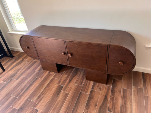 76" Hal Walnut Oak Sideboard / Server - Whatadeal Furniture