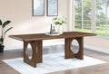 94" Ravina wood table / Oak veneer (dimensions 94" x 43") - Whatadeal Furniture