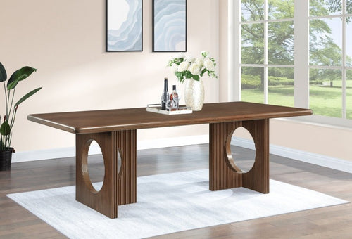 94" Ravina wood table / Oak veneer (dimensions 94" x 43") - Whatadeal Furniture