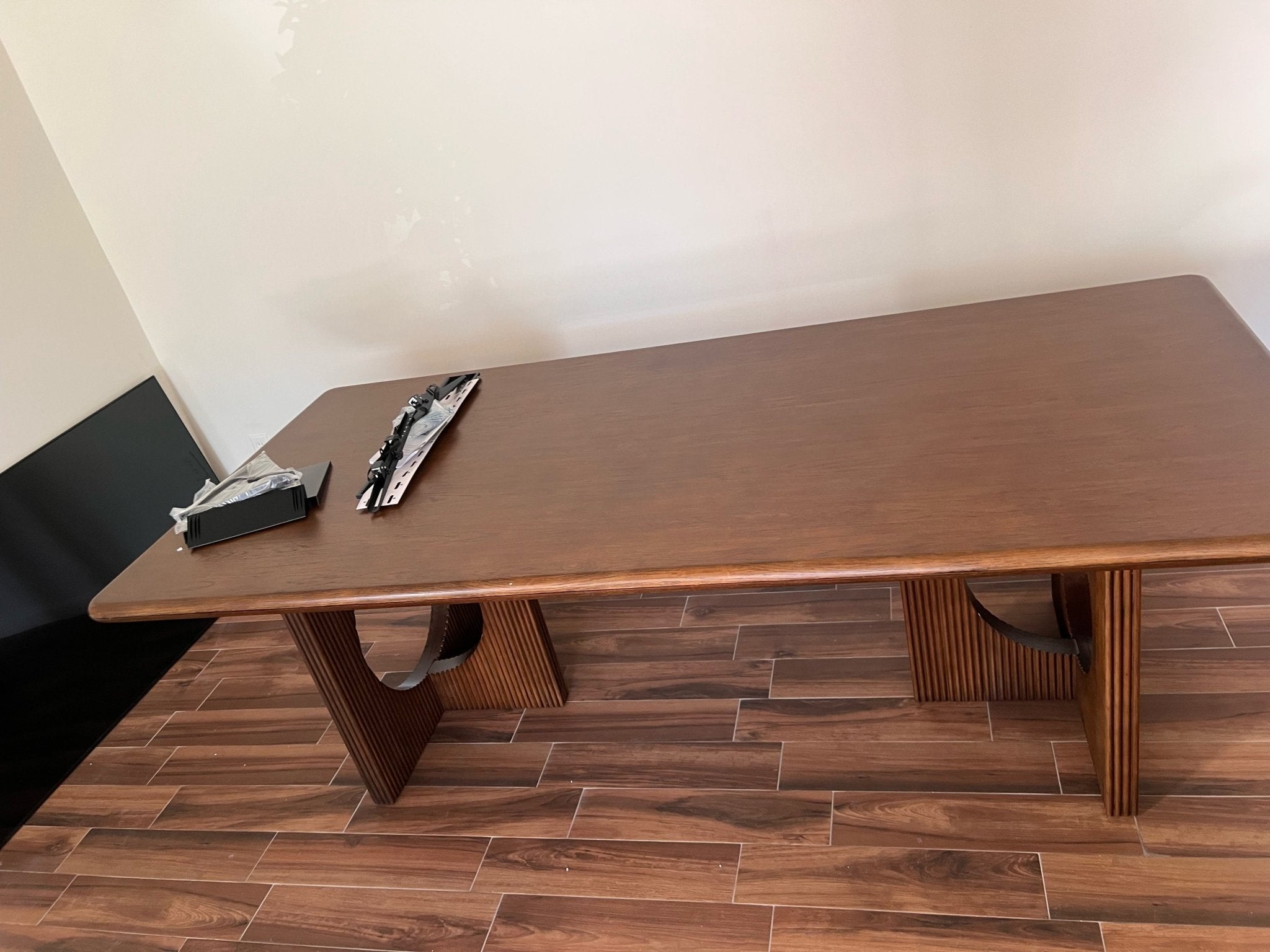 94" Ravina wood table / Oak veneer (dimensions 94" x 43") - Whatadeal Furniture