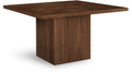 Belinda 54" Square Oak Dining Table - Whatadeal Furniture