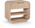 Canes Solid Wood Nightstand - Whatadeal Furniture