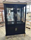 Custom Canadian Maple Two - Door Curio Cabinet - Whatadeal Furniture
