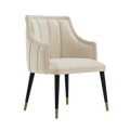 Edna's Wood Arm Chair in Light Grey - Whatadeal Furniture