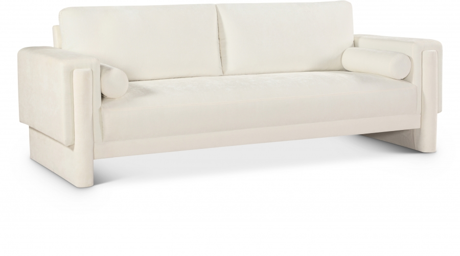 Madeline 89" Chenille Grey Sofa