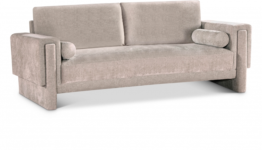 Madeline 89" Chenille Grey Sofa