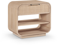 Canes Solid Wood Nightstand