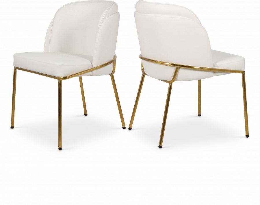 Jagger Vegan Leather Upholstered Dining Chair - Whatadeal Furniture