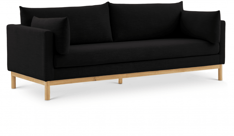 Langham 89.5" Linen Textured Fabric Sofa - Whatadeal Furniture