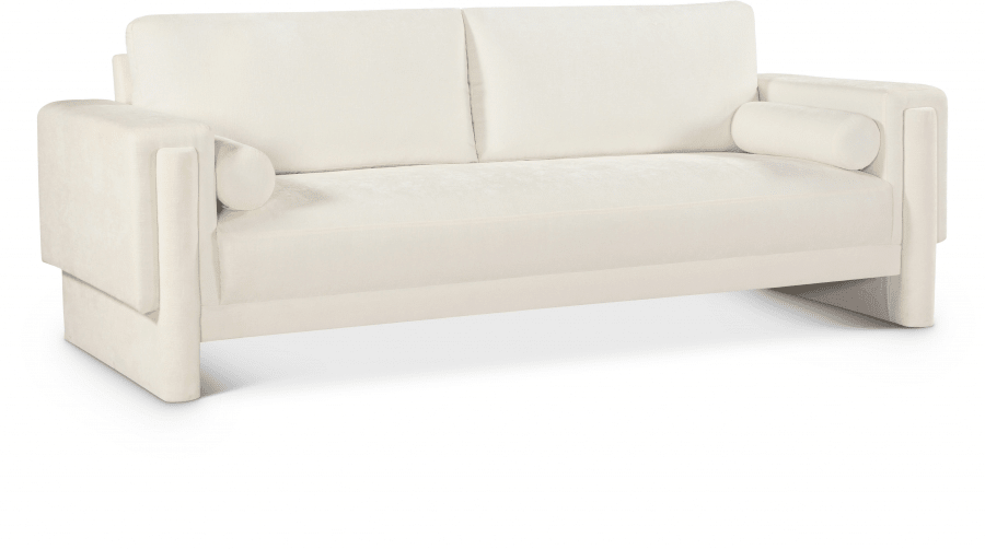 Madeline 89" Chenille Grey Sofa - Whatadeal Furniture