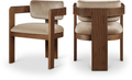Sasa 1109 Velvet Dining Chair in Beige - Whatadeal Furniture