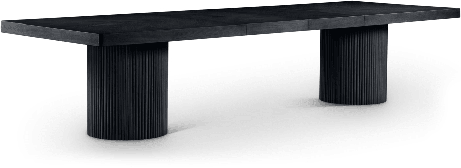 Solid Wood & Oak Veneer Extendable Dining Table - Whatadeal Furniture
