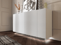 The Wave Four Door Buffet in White - Whatadeal Furniture